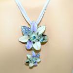Flower Necklace - Purple Fl..