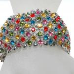 SALE Rainbow Rhinestone Bra..