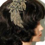 SALE Beaded Headband - Blac..