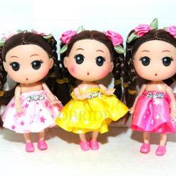Betty Doll keychain - Purse Charm - Kids Bag Zipper Pull - Purse Accessories